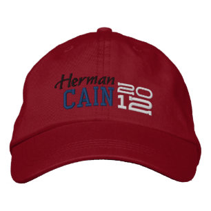 Boné Bordado Herman Cain 21 2012