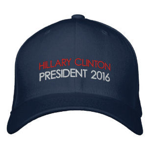 Boné Bordado HILLARY CLINTON Presidente 2016