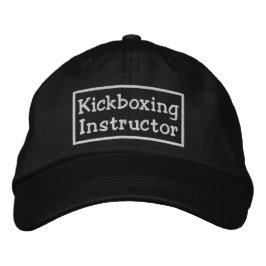 Boné Bordado Instrutor Kickboxing
