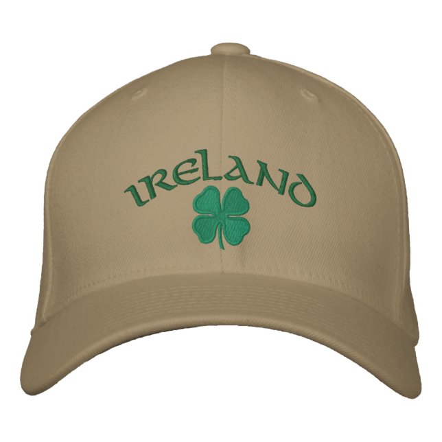 Boné Bordado Ireland Shamrock Hat (Frente)