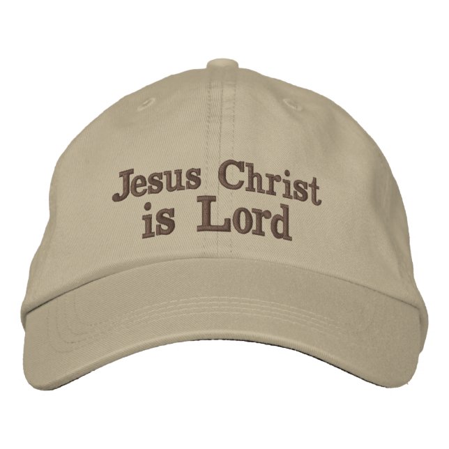 Boné Bordado Jesus Cristo é Senhor (Frente)