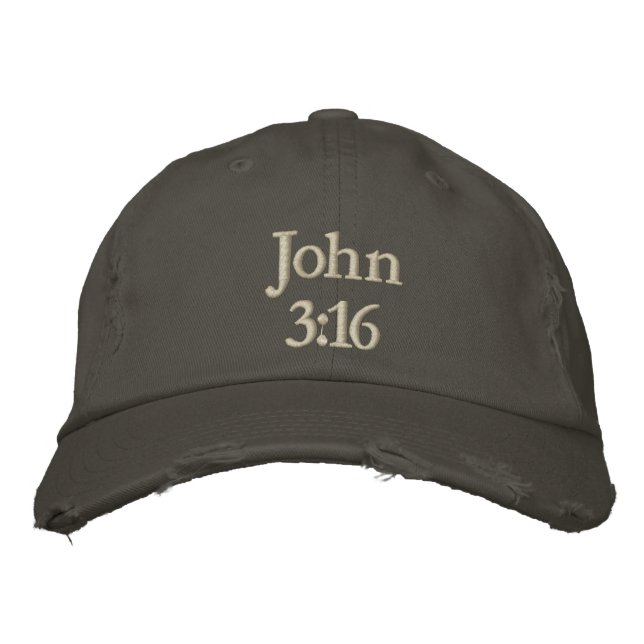 Boné Bordado John 3:16 (Frente)