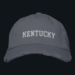 Boné Bordado Kentucky desestressado bordado chapéu ajustável<br><div class="desc">Kentucky desestressado bordado chapéu ajustável</div>