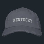 Boné Bordado Kentucky desestressado bordado chapéu ajustável<br><div class="desc">Kentucky desestressado bordado chapéu ajustável</div>