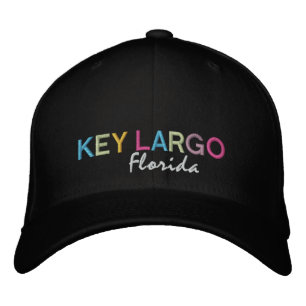 Boné Bordado Key Largo Florida MultiColor Hat