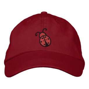 Boné Bordado Ladybug