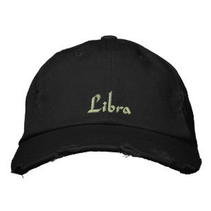 Boné Bordado Libra Zodiac / Chapéu