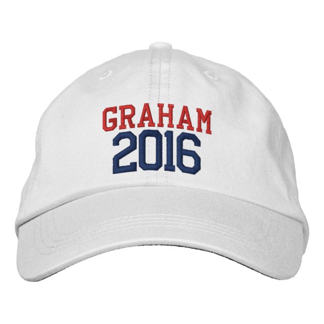 Boné Bordado Lindsey Graham Presidente 2016 (Frente)