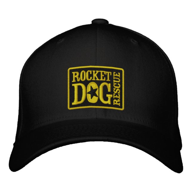 Boné Bordado Logotipo RDR (preto/dourado) (Frente)