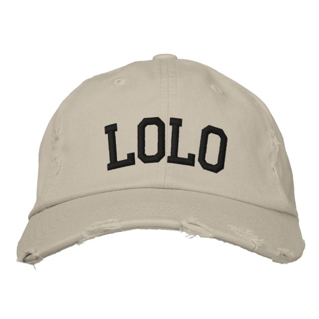 Boné Bordado Lolo Embroiderado Hat (Frente)