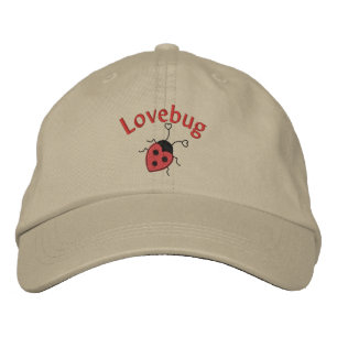 Boné Bordado LoveBug com Ladybug