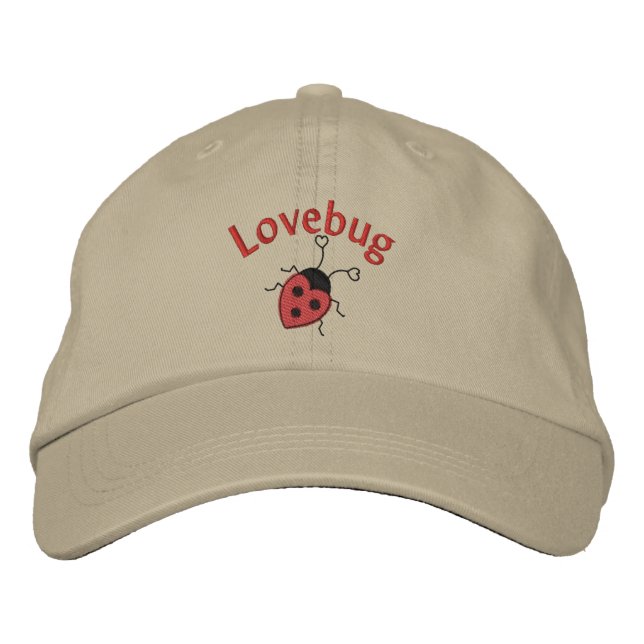 Boné Bordado LoveBug com Ladybug (Frente)