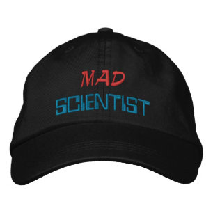 Boné Bordado Mad Scientist