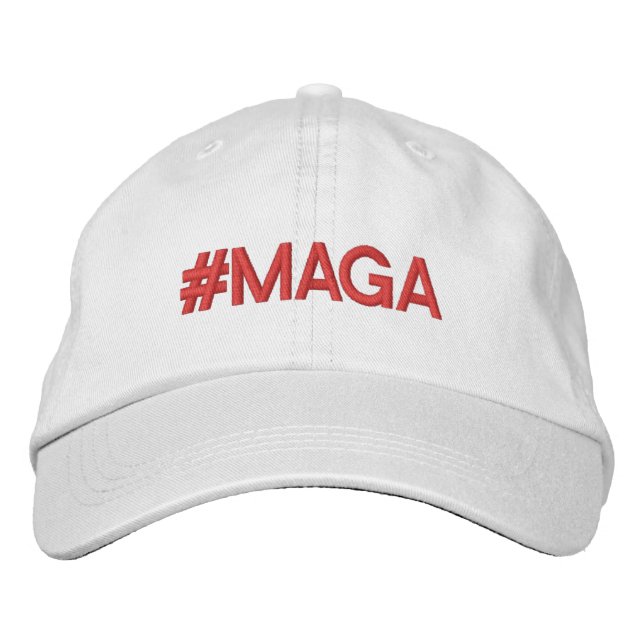 Boné Bordado #MAGA Hat (Frente)