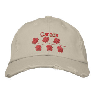 Boné Bordado Maple Leaf Canada