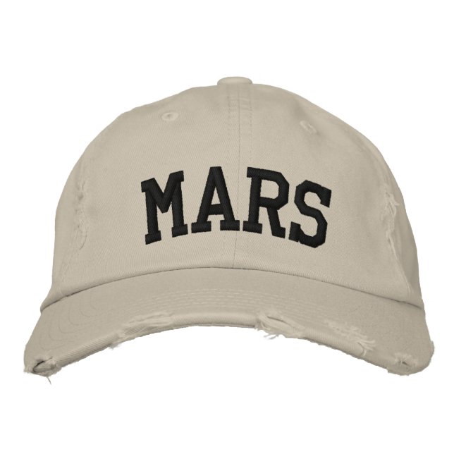 Boné Bordado Mars Embroidered Hat (Frente)