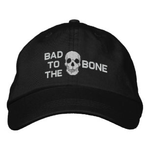 Boné Bordado Mau Para O Ódio Ósseo Bordado Pelo Chapéu