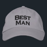 Boné Bordado Melhor Chapéu Homem<br><div class="desc">Design bonito para o "braço direito" vestir no embaixamento e outras aventuras masculinas. Jamie Wogan Edwards</div>