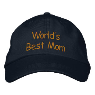 Boné Bordado Melhor Mãe do Mundo