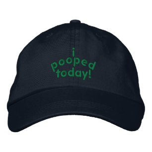 Boné Bordado Mim Pooped hoje