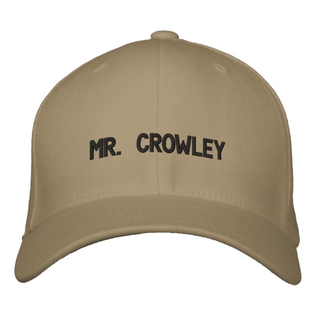 BONÉ BORDADO MR CROWLEY (Frente)