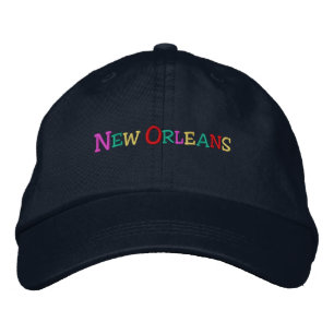 Boné Bordado namedrop Nation_New Orleans colorido