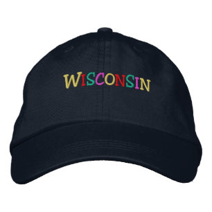 Boné Bordado Namedrop Nation_Wisconsin multicolor