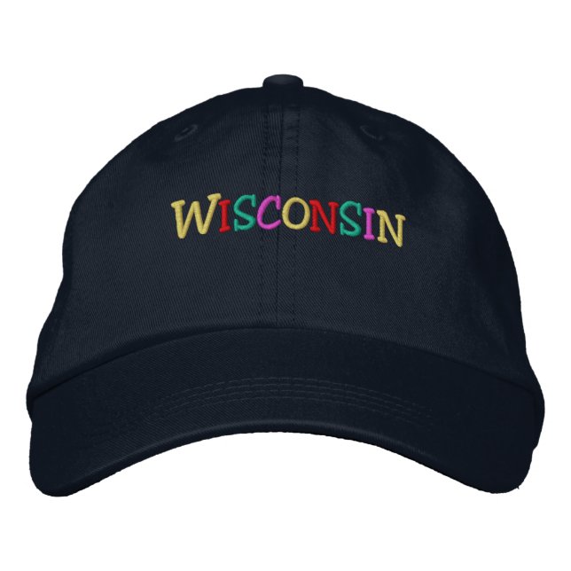 Boné Bordado Namedrop Nation_Wisconsin multicolor (Frente)