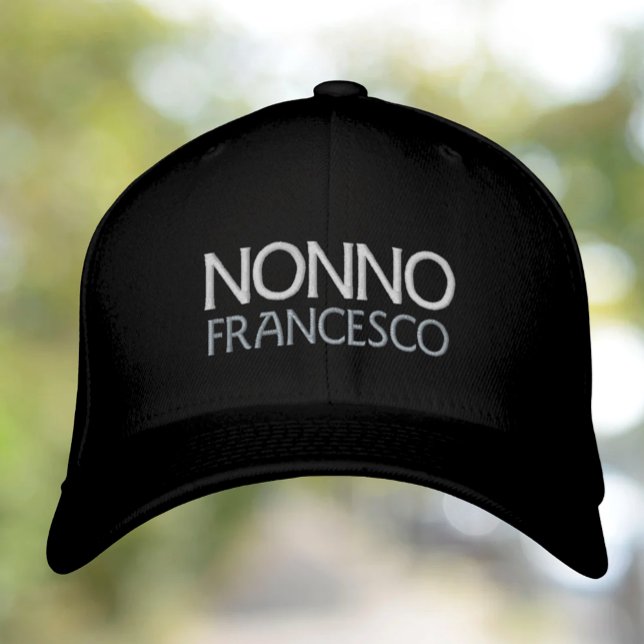 Boné bordado não personalizado (Nonno Personalized Embroidered Hat)
