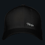 Boné Bordado Ninja hat<br><div class="desc">Indique de forma discreta a sua ocupação</div>