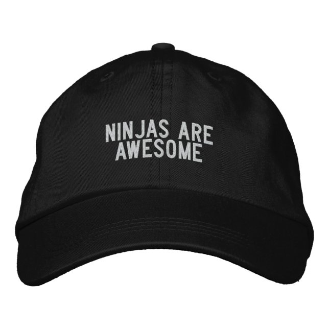 Boné Bordado ninjas são incríveis (Frente)