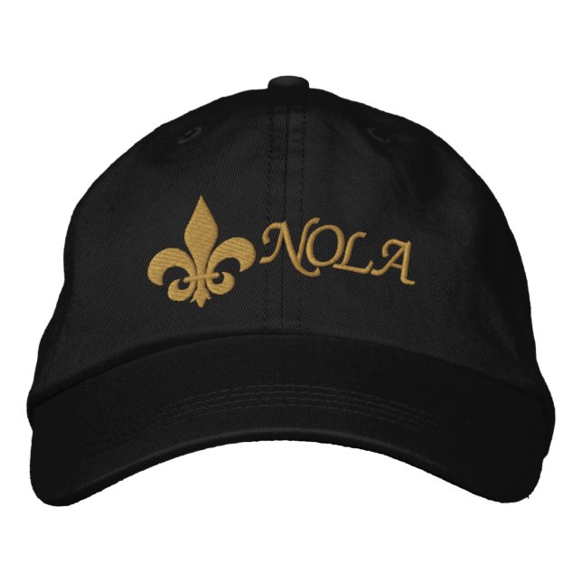 Boné Bordado NOLA - Fleur De Lis (Frente)