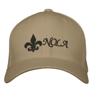 Boné Bordado NOLA Fleur De Lis