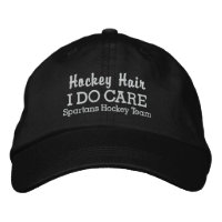 Nome da equipe personalizada "Hockey Hair I DO Car