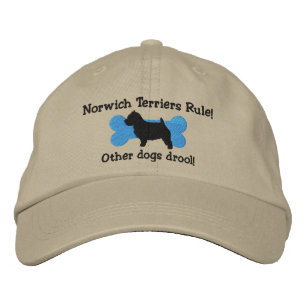 Boné Bordado Norwich Terriers Regra Bordados Hat