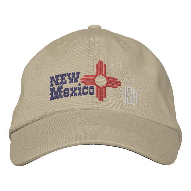 Boné Bordado Novo Design de Sinalizador do Estado do México (Frente)