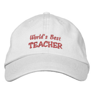 Boné Bordado O melhor professor do mundo - todas as ocasiões