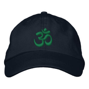 Boné Bordado O verde de Chakra da ioga de OM ou personaliza-o