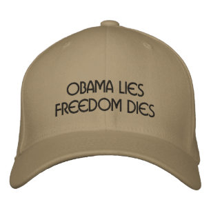 BONÉ BORDADO OBAMA LIESFREEDOM MORRE