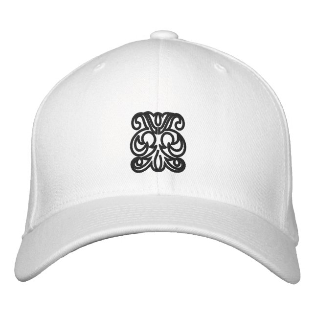 Boné Bordado ornamento bordado elegante (Frente)