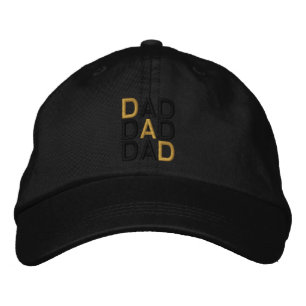 Boné Bordado Pai dourado