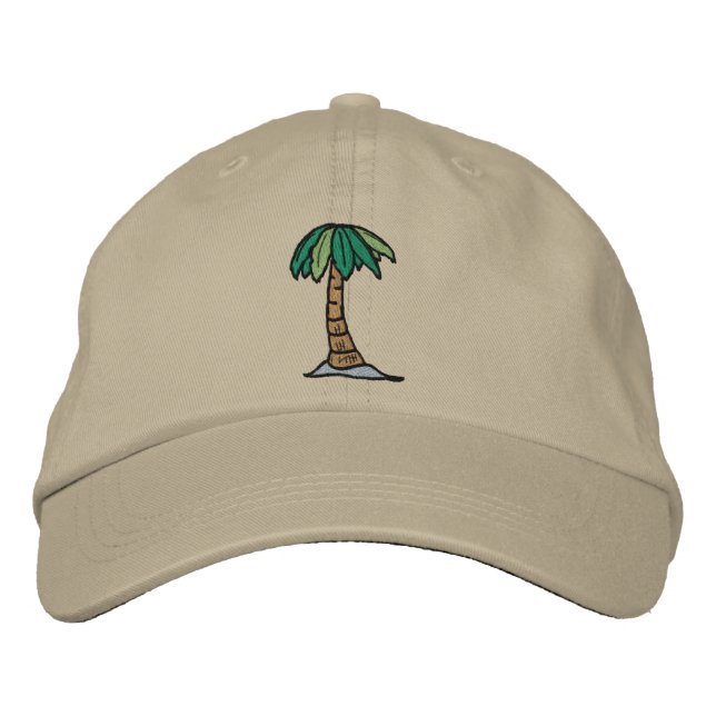 Boné Bordado Palm Tree Hat (Frente)