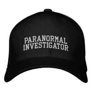 Boné Bordado Paranormal Investigator Hat