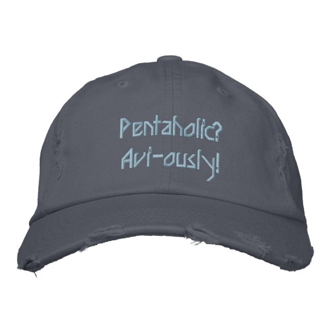 Boné Bordado Pentaholic? Muito bem! (Frente)