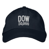Bordado Personalizado do Mercado de Estoque DOW 50