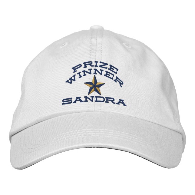 Boné Bordado Personalizável do Prêmio de Ano (Frente)