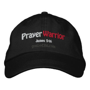 Boné Bordado Prayer Warrior gotGod316.com