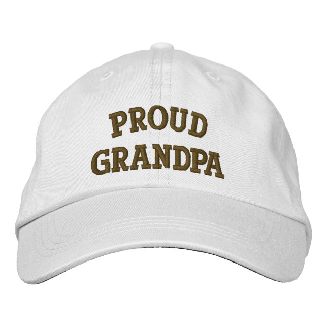 Boné Bordado Proud Grandpa Cute (Frente)