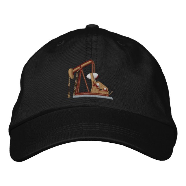 Boné Bordado Pumpjack Zazzle (Frente)