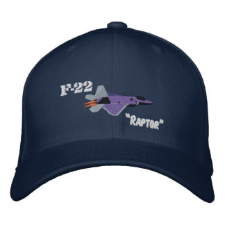 Boné Bordado Raptor F22